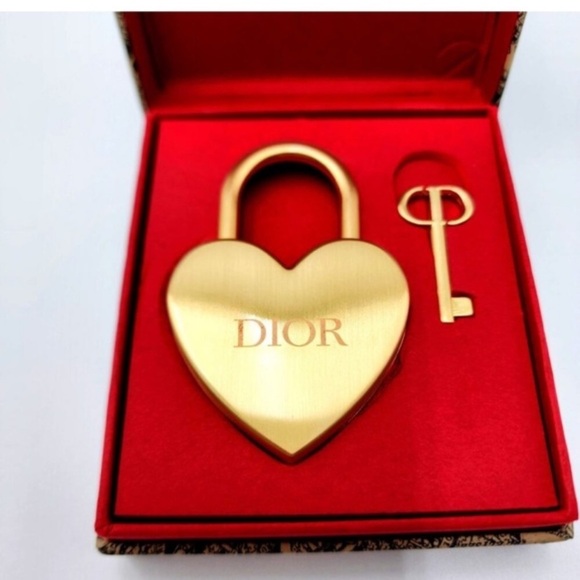 Dior Heart Padlock Lock or Pendant New in Box - Picture 2 of 6